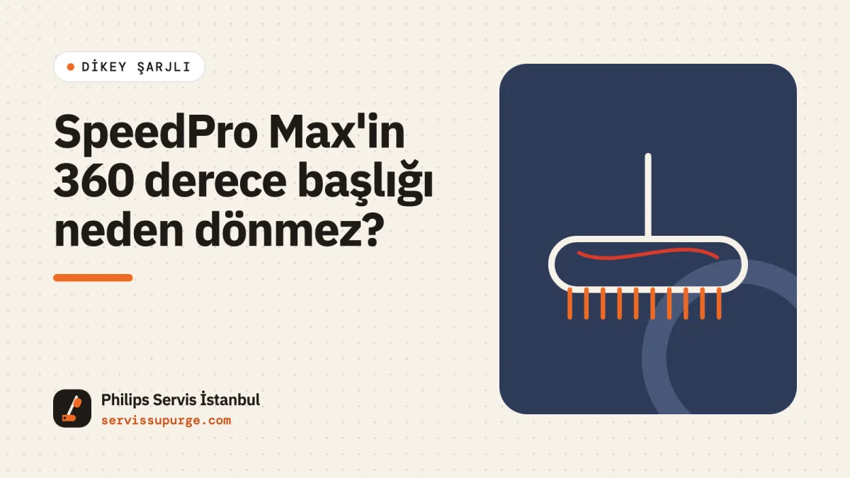 SpeedPro Max'in 360 derece başlığı neden dönmez?